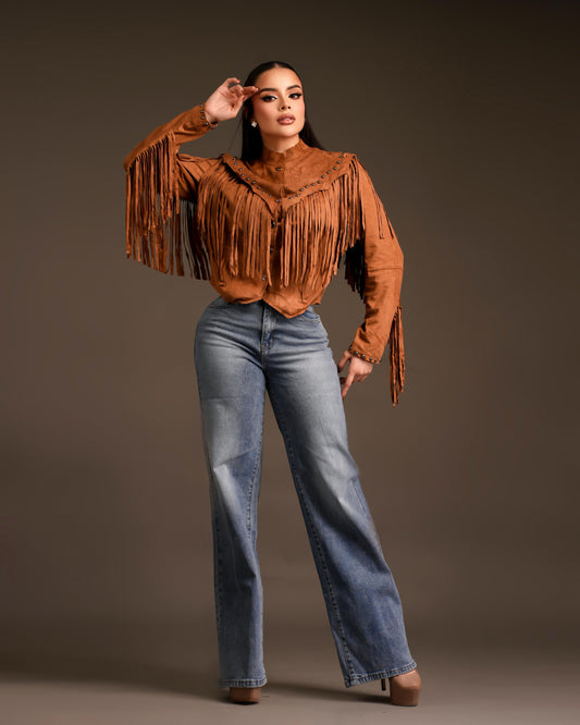 Blusa brown beards