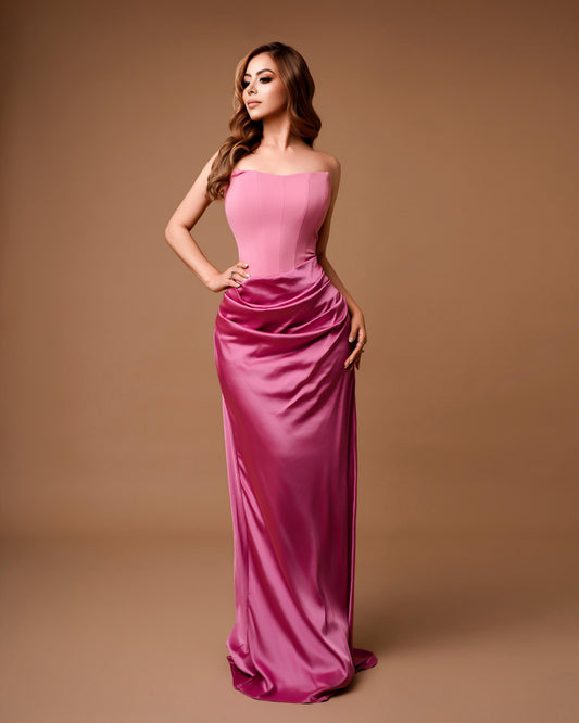 Vestido diva Fushia