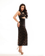 Midi dress black