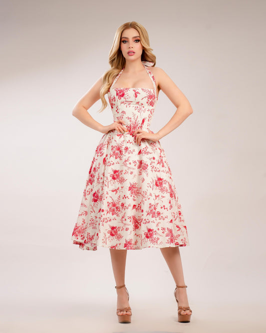Vestido red garden