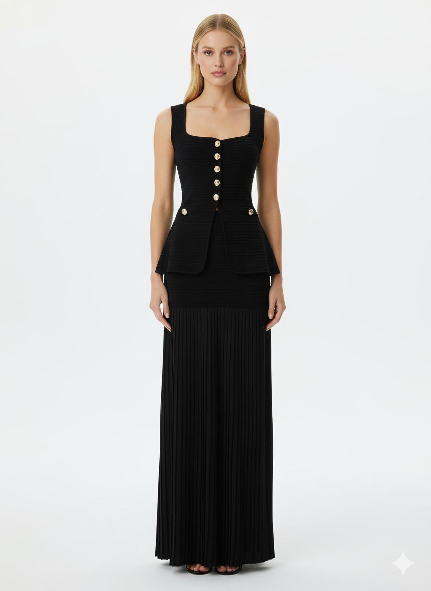 Set long skirt black