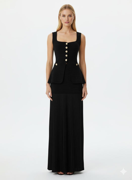 Set long skirt black
