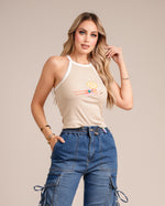 Tank top brown