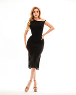Midi dress black