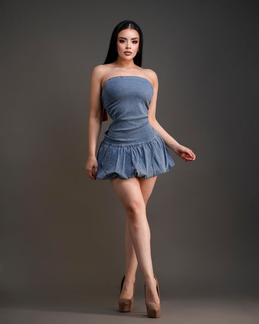 Vestido mezclilla