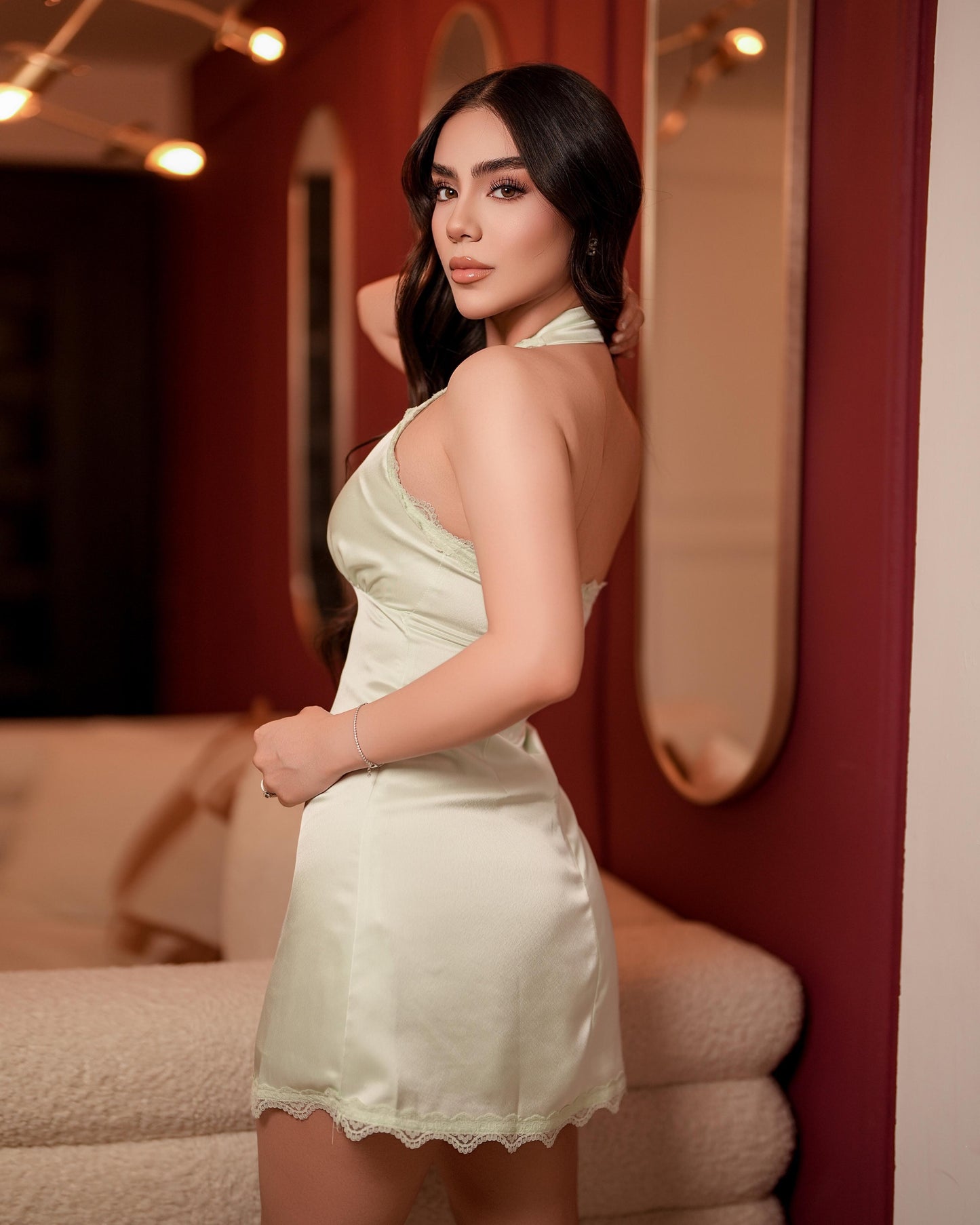 Vestido pistachio