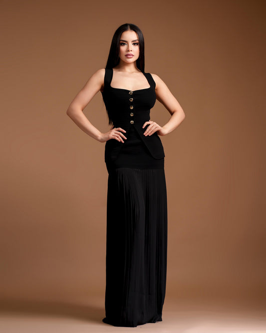 Set long skirt black